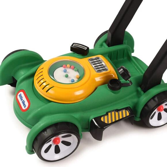 NEW Little Tikes Gas 'n Go Mower Green Pretend Play Indoor Outdoor Toy Sounds - Picture 4 of 7